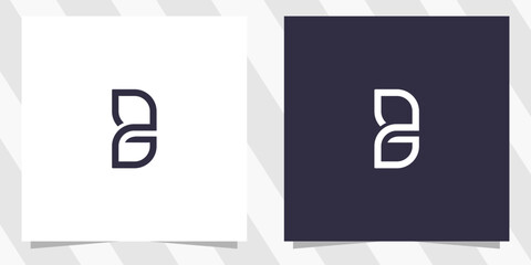 letter bg gb logo design vector © euforia