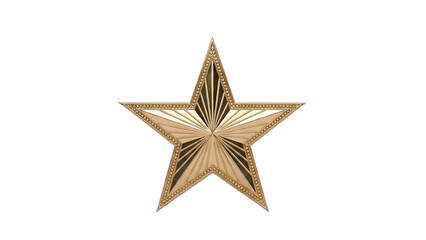 Obraz premium Gold Star Emblem
