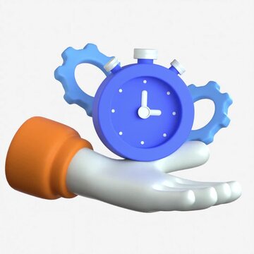 Vector icon illustrating service level management, SLA monitoring, and performance standards