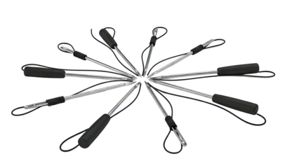 Spear Fishing Gigs Arranged in a Starburst Pattern