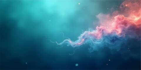 Underwater world with bubbles and sunlight