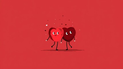 Fototapeta premium simple design valentines day