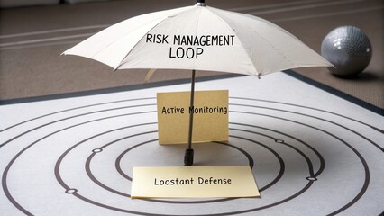 Umbrella Concept for Risk Management Loop with Active Monitoring and Loostant Defense Notes in Office Setting