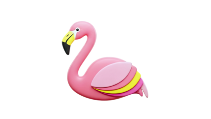 Pink Flamingo Illustration