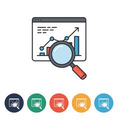 Unlocking Performance with Data Analysis Vector Icon: Strategic Business Intelligence and Market Research