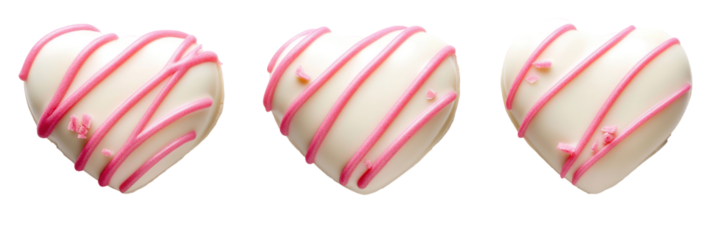 Delightful heart-shaped chocolates for valentine's day, romantic treats, love symbols