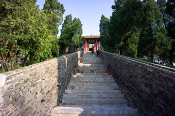The Huoshentai, also known as Quebotai, in Shangqiu, Henan Province, China, is the earliest existing stargazing platform site in China, dating back approximately 4,500 years.