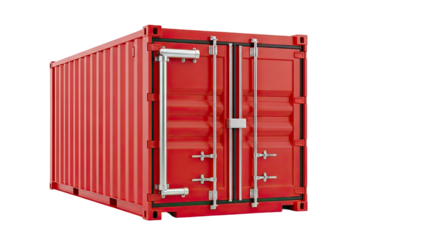 Red Shipping Container
