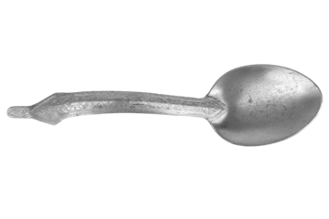 Thailand Stainless Steel Ladle isolated on white background