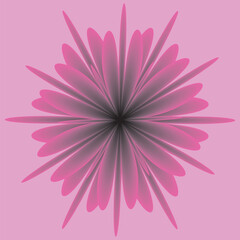 Pink Flower pattern background design