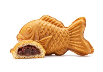 bungeoppang fish shaped pastry with red bean