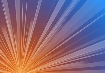 Obraz premium Glowing light rays emanate from the lower left corner across a gradient background