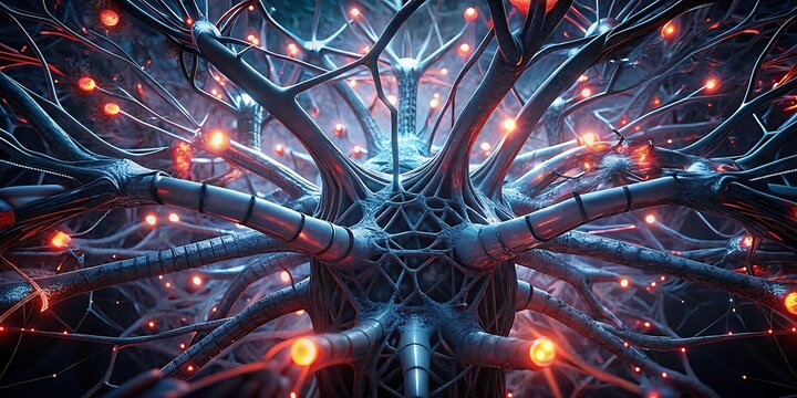 Illuminated neural network - Powered by Adobe