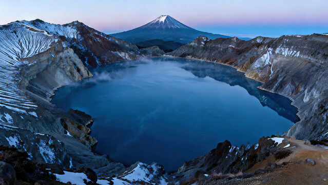 Changbai Mountain Tianchi Blue Moments