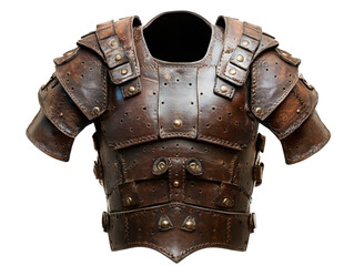 Vintage Brown Leather Medieval Armor