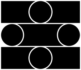 blank photo collage frame, black moodboard vector layout, cartoon manga or comics page template