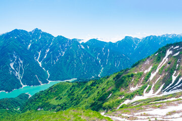Fototapeta premium 立山黒部アルペンルート 大観峰 北アルプス