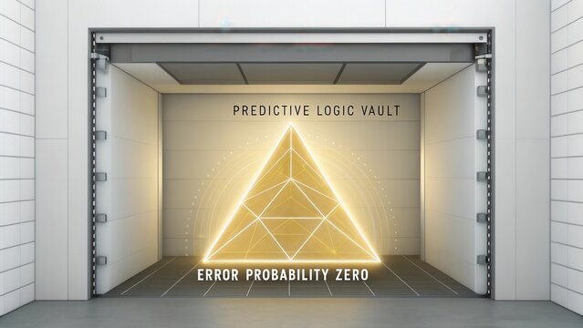 Illuminated Predictive Logic Vault with Symbolic Pyramid and Error Probability Zero Concept in Modern Architecture