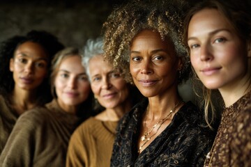 Warm Fine Art Group Portrait Expressing Beauty Across Time
