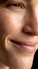 Subtle Smile Portrait Expressing Sincerity Kindness and Calm
