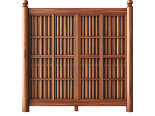 Traditional wooden sliding door panel