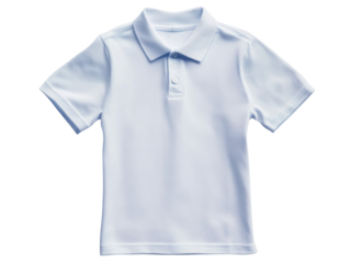 Plain White Polo Shirt Isolated