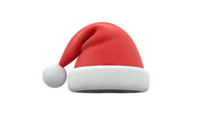 Red and White Santa Hat