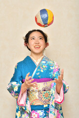 振袖の女の子