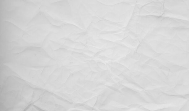 Crumpled Paper Poster Photo Effect Mockup, Crumpled Paper texture overlay effect, white crumpled paper, wrinkled paper background