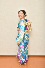 振袖の女の子
