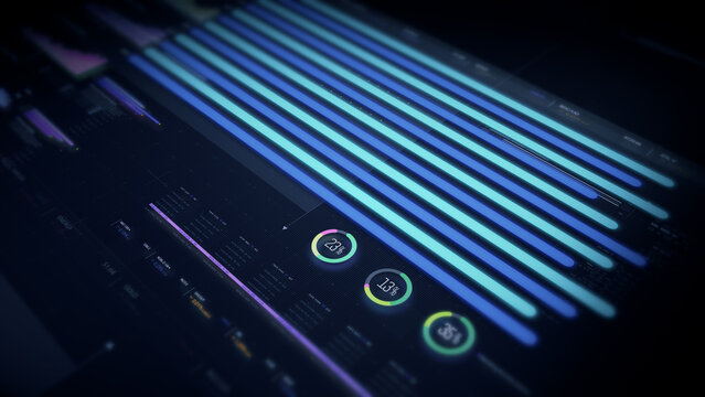 Dynamic data visuals for business info graphics, animated charts, and data-driven insights for a business meeting mock-up. Explore the world of trading, stock exchanges, and crypto - Powered by Adobe
