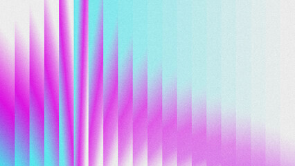Vertical gradient bars fade from magenta to cyan on a grainy abstract background. Rhythmic spacing and noise texture create a vibrant, modern look&mdash;ideal for tech, design, or digital media.