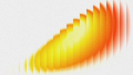 Curved vertical bars in warm gradient tones on a textured white background. Abstract energy flow concept, ideal for tech, data, or creative design visuals.