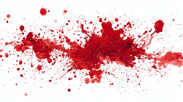 Blood Splatter abstract texture, gore, and medical concept 