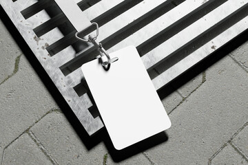 Professional Industrial Corporate ID Card Mockup for showcasing your design to clients