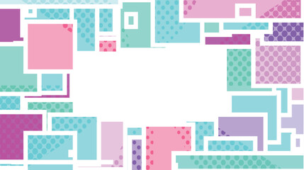 幾何学　パステル　ポップ　抽象的　背景