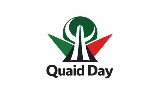 quaid day, national leader symbol, pakistan heritage design, abstract leadership emblem, modern patriotic icon, 