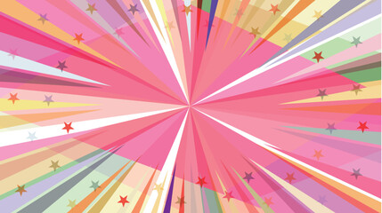 太陽　スクリーントーン　カラフル　背景