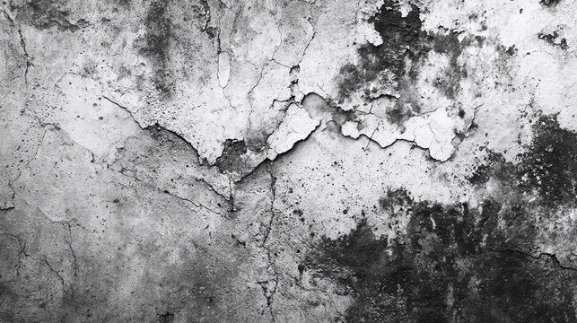 Aged and weathered concrete texture with cracks and imperfections