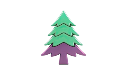 Stylized Fir Tree Icon