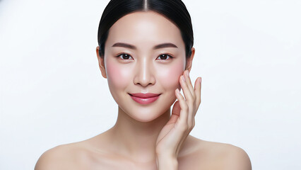 Asian skin care concept.