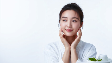 Asian skin care concept.