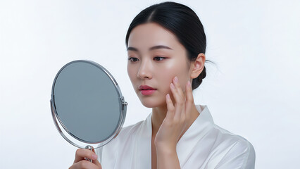 Asian skin care concept.