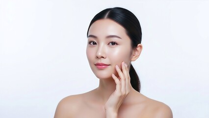 Asian skin care concept.