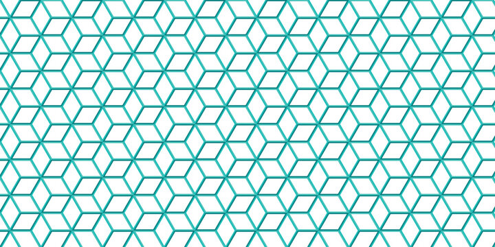 simple 3d outline cube pattern vector for banner poster background.