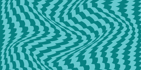 simple fish scale wave pattern for banner poster background. © kowsar