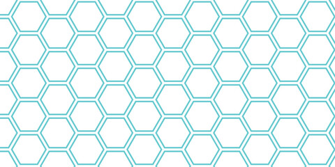 simple outline hexagon pattern for banner poster background.