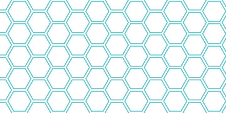 simple outline hexagon pattern for banner poster background.