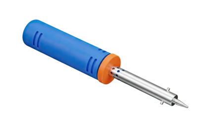 Blue and Orange Soldering Iron