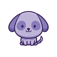 Obraz premium Adorable Cartoon Puppy Illustration